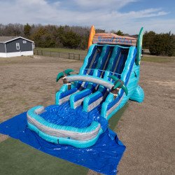 16  Ft. Double Lane Good Vibes Water Slide